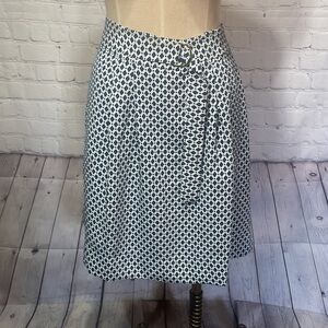 H&M Skirt Blue Pattern Size 16